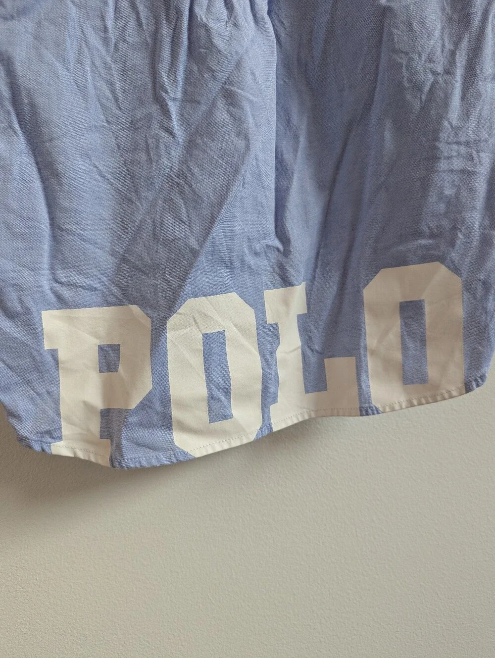Ralph Lauren Button Down Shirt 4T Boys Chambray Long Sleeve Logo Pony